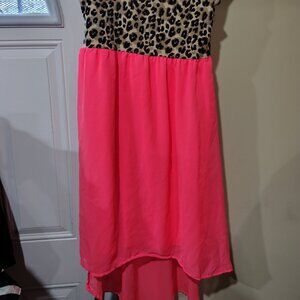 Chiffon high low dress Size 14/16